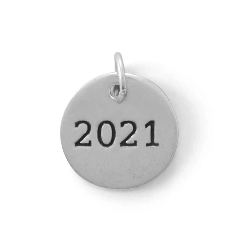 “2021” Round Charm