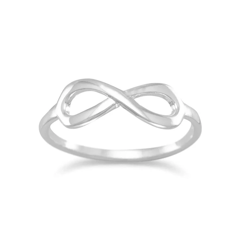 “I Am Infinite!” Polished Infinity Ring