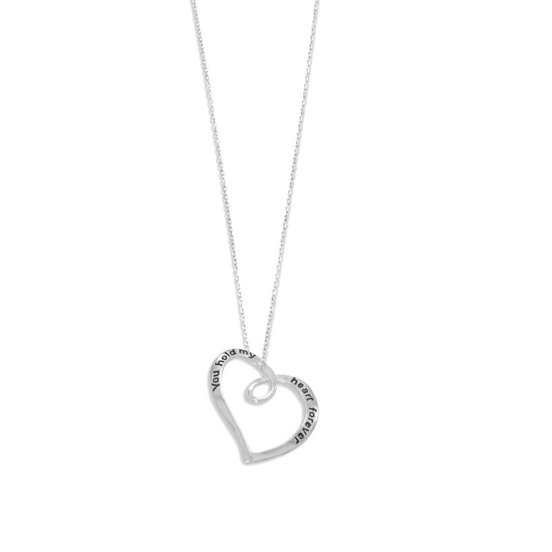 “You Hold My Heart Forever” Necklace